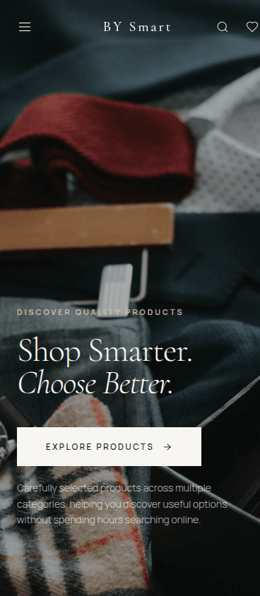BY Smart mobile site