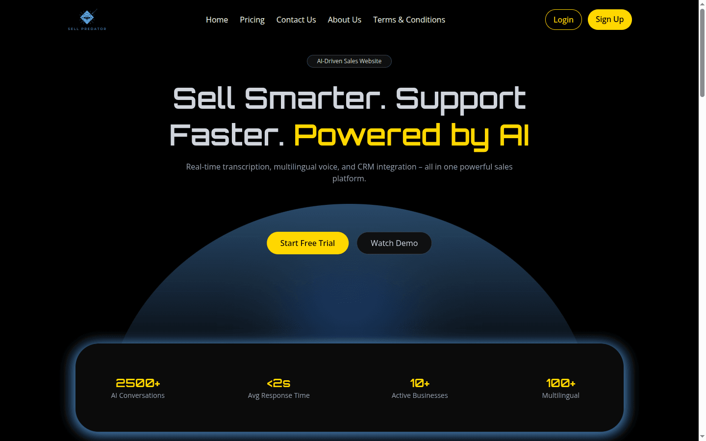 Sell Predator website